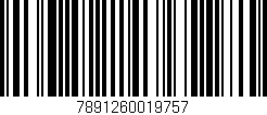 Código de barras (EAN, GTIN, SKU, ISBN): '7891260019757'