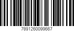 Código de barras (EAN, GTIN, SKU, ISBN): '7891260099667'