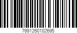 Código de barras (EAN, GTIN, SKU, ISBN): '7891260102695'