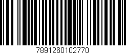 Código de barras (EAN, GTIN, SKU, ISBN): '7891260102770'