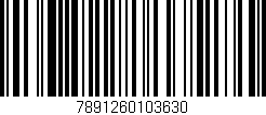 Código de barras (EAN, GTIN, SKU, ISBN): '7891260103630'