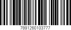 Código de barras (EAN, GTIN, SKU, ISBN): '7891260103777'