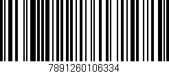Código de barras (EAN, GTIN, SKU, ISBN): '7891260106334'