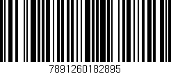 Código de barras (EAN, GTIN, SKU, ISBN): '7891260182895'
