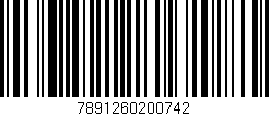 Código de barras (EAN, GTIN, SKU, ISBN): '7891260200742'