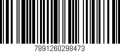 Código de barras (EAN, GTIN, SKU, ISBN): '7891260298473'