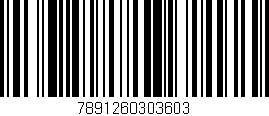 Código de barras (EAN, GTIN, SKU, ISBN): '7891260303603'