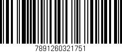 Código de barras (EAN, GTIN, SKU, ISBN): '7891260321751'