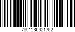 Código de barras (EAN, GTIN, SKU, ISBN): '7891260321782'