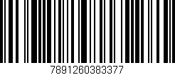 Código de barras (EAN, GTIN, SKU, ISBN): '7891260383377'