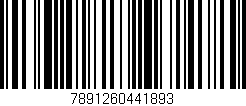 Código de barras (EAN, GTIN, SKU, ISBN): '7891260441893'