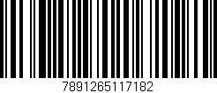 Código de barras (EAN, GTIN, SKU, ISBN): '7891265117182'