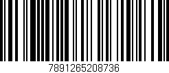 Código de barras (EAN, GTIN, SKU, ISBN): '7891265208736'
