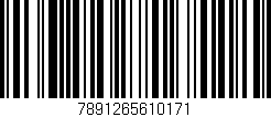Código de barras (EAN, GTIN, SKU, ISBN): '7891265610171'