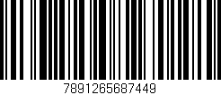 Código de barras (EAN, GTIN, SKU, ISBN): '7891265687449'