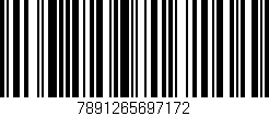 Código de barras (EAN, GTIN, SKU, ISBN): '7891265697172'