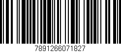 Código de barras (EAN, GTIN, SKU, ISBN): '7891266071827'