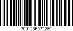 Código de barras (EAN, GTIN, SKU, ISBN): '7891266072268'
