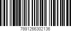 Código de barras (EAN, GTIN, SKU, ISBN): '7891266302136'