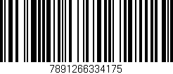 Código de barras (EAN, GTIN, SKU, ISBN): '7891266334175'