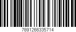 Código de barras (EAN, GTIN, SKU, ISBN): '7891266335714'