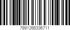 Código de barras (EAN, GTIN, SKU, ISBN): '7891266336711'