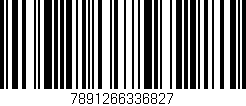 Código de barras (EAN, GTIN, SKU, ISBN): '7891266336827'