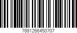 Código de barras (EAN, GTIN, SKU, ISBN): '7891266450707'