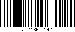 Código de barras (EAN, GTIN, SKU, ISBN): '7891266481701'