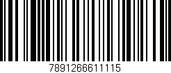 Código de barras (EAN, GTIN, SKU, ISBN): '7891266611115'