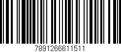 Código de barras (EAN, GTIN, SKU, ISBN): '7891266611511'
