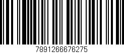 Código de barras (EAN, GTIN, SKU, ISBN): '7891266676275'