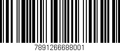 Código de barras (EAN, GTIN, SKU, ISBN): '7891266688001'