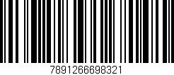 Código de barras (EAN, GTIN, SKU, ISBN): '7891266698321'