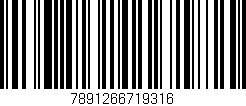 Código de barras (EAN, GTIN, SKU, ISBN): '7891266719316'