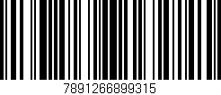Código de barras (EAN, GTIN, SKU, ISBN): '7891266899315'