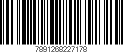 Código de barras (EAN, GTIN, SKU, ISBN): '7891268227178'