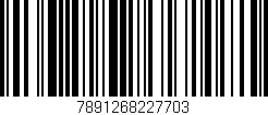 Código de barras (EAN, GTIN, SKU, ISBN): '7891268227703'