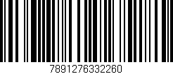 Código de barras (EAN, GTIN, SKU, ISBN): '7891276332260'