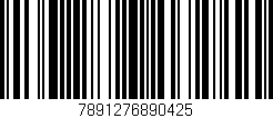 Código de barras (EAN, GTIN, SKU, ISBN): '7891276890425'