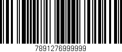Código de barras (EAN, GTIN, SKU, ISBN): '7891276999999'
