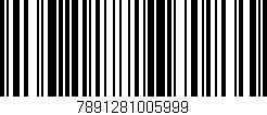 Código de barras (EAN, GTIN, SKU, ISBN): '7891281005999'