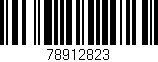 Código de barras (EAN, GTIN, SKU, ISBN): '78912823'
