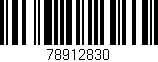 Código de barras (EAN, GTIN, SKU, ISBN): '78912830'