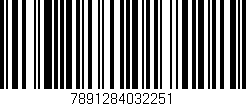 Código de barras (EAN, GTIN, SKU, ISBN): '7891284032251'