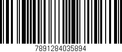 Código de barras (EAN, GTIN, SKU, ISBN): '7891284035894'