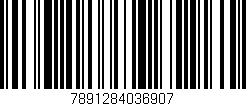 Código de barras (EAN, GTIN, SKU, ISBN): '7891284036907'