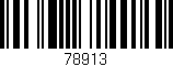 Código de barras (EAN, GTIN, SKU, ISBN): '78913'