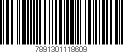 Código de barras (EAN, GTIN, SKU, ISBN): '7891301118609'