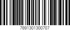 Código de barras (EAN, GTIN, SKU, ISBN): '7891301300707'